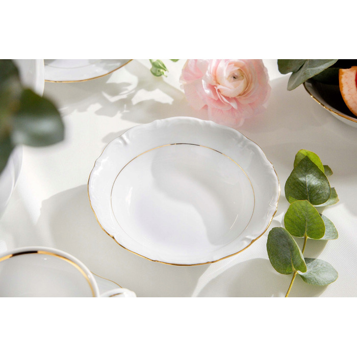 Обідній сервіс на 6 осіб, порцеляна Maria Teresa Konsimo, 12/44 елементи