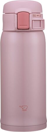 Zojirushi Stainless Steel Thermobecher - Insulated Flask, Leak-Proof, 355ml - Blue & Pearl Pink