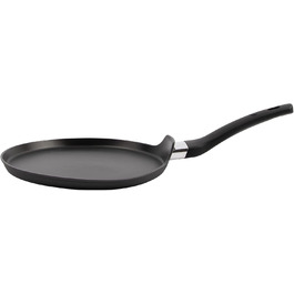 MasterChef Crepe Pan Induction, Pancake Pan for Pancakes, Roti, Omelette, Tortilla, Induction, Gas, Ceramic Hob, Non-Stick Coating Aluminum, 25cm, Extra Wide Natural Collection (Essentials Collection)