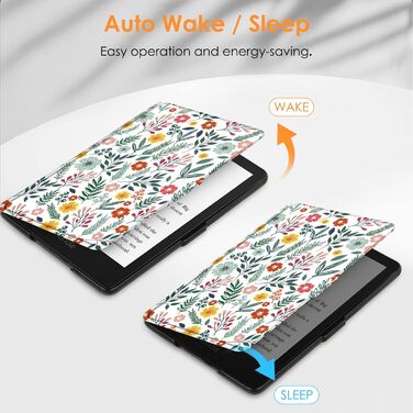 Чохол Fintie для Kindle Paperwhite 11 (2021) 6.8' - Пастельно-зелений, з авто-ввімк./вимк.