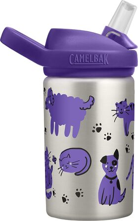 CamelBak Unisex – Eddy+ Baby Water Bottle, Cats & Dogs, One Size