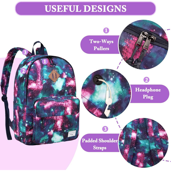 Шкільний рюкзак для підлітків: легкий, 15.6