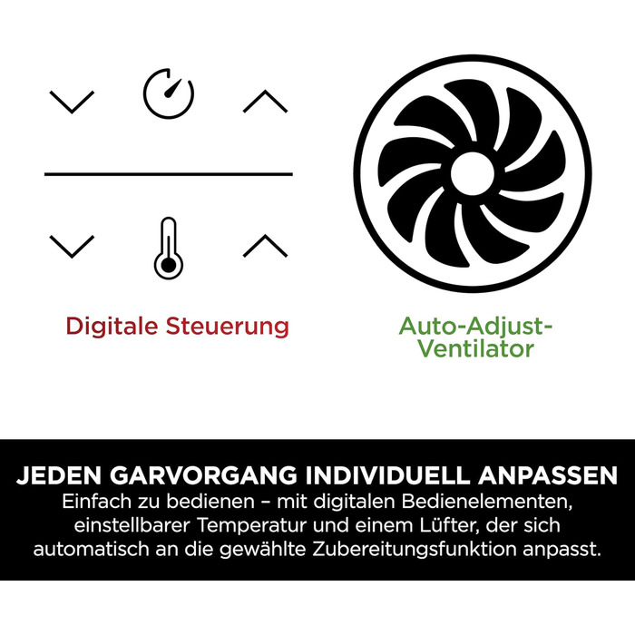 Фритюрниця Ninja Dual Zone Digital Air Fryer DZ400EU 9.5L 6-в-1, 2 відсіки, металевий сірий