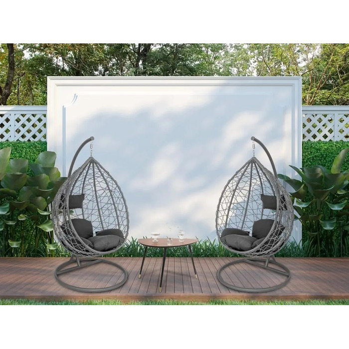 Підвісне крісло-гойдалка Bluegarden, 105 см, витримує до 120 кг