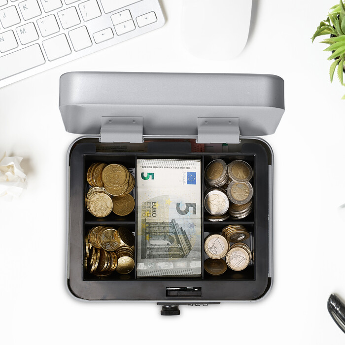 Relaxdays Combination Lock Cash Box