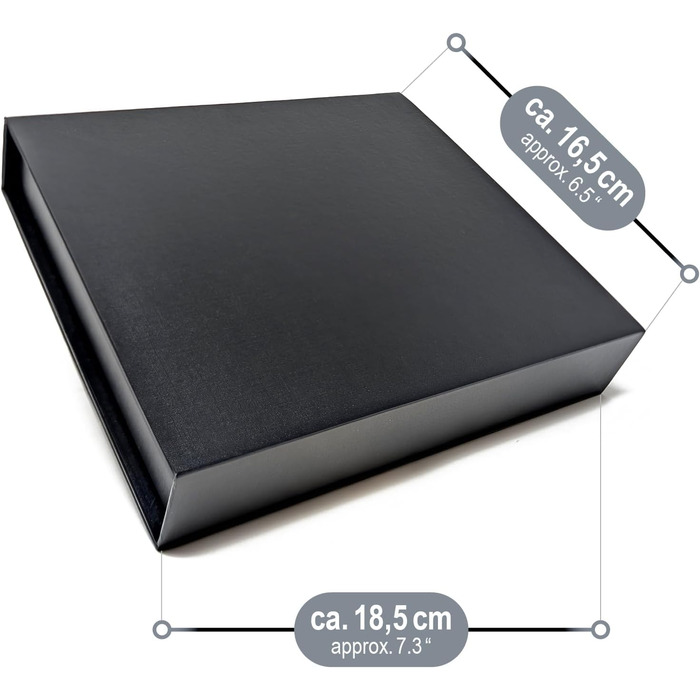 Камені для віскі Com-Four® з нержавіючої сталі - подарунчий набір (12 шт.) з мішечком та коробкою