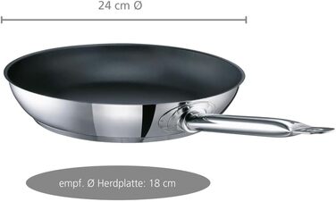 Industar Diamas Pro Stainless Steel Fry Pan - 28cm (11 inch) - Test Winner