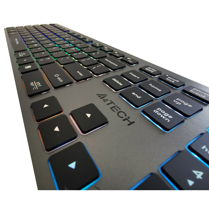 Дротова низькопрофільна підсвічена LED-клавіатура A4TECH FSTYLER FX60H