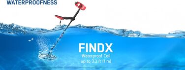 Металодетектор Nokta Profi: водонепроникний, з пошуковою котушкою 28см, для пошуку золота, з Pinpoint, USB-зарядка, 4 режими, для професійного використання