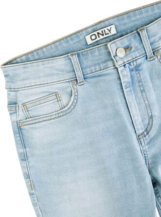 Джинси жіночі Only широкі штанини, Bootcut, середньої посадки, еластичні, блакитний денім (S-XXL, 30-32L)