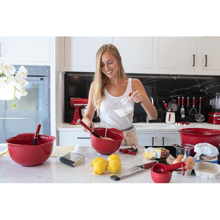 Кухонний сито KitchenAid з нержавіючої сталі, дрібна сітка – Empire Red