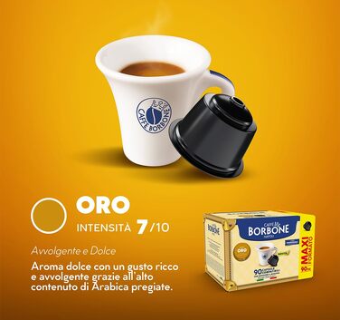 Кава Caffè Borbone Gold сумісна з Nescafé Dolce Gusto, капсули, 90 шт