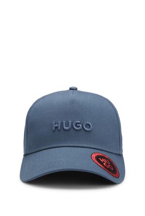 Кепка HUGO чоловіча Jude з бавовняного твілу з логотипом, Open Blue 496, універсальний розмір
