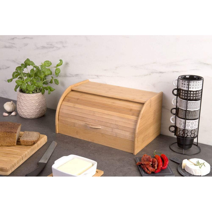 Ящик для хліба Zeller 25347, бамбук, 40 x 26 x 20 см, натуральний