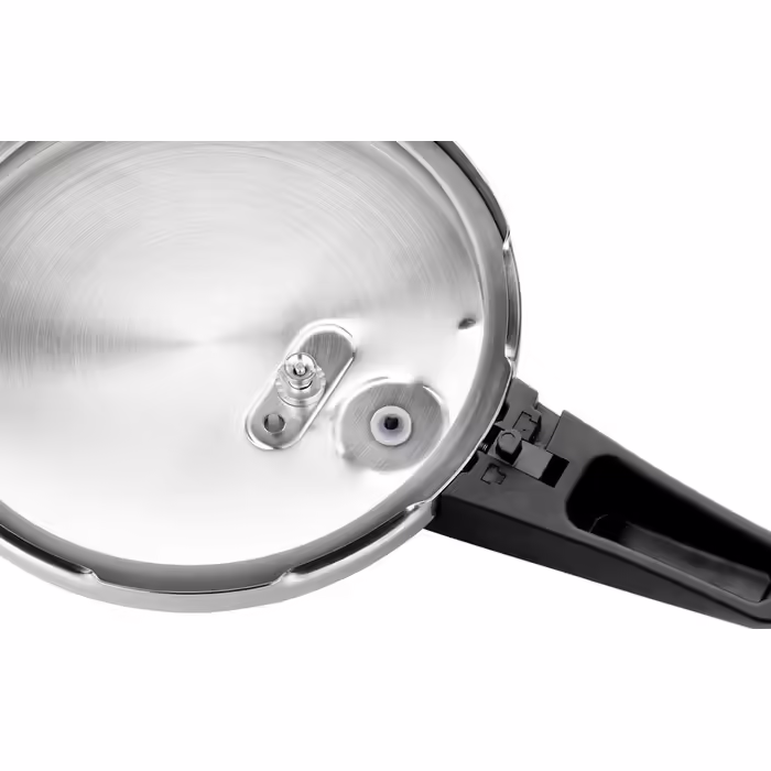 Monix Veloce -6 Liter, Stainless Steel, Pressure Cooker, suitable for all kitchen types including induction, Silver