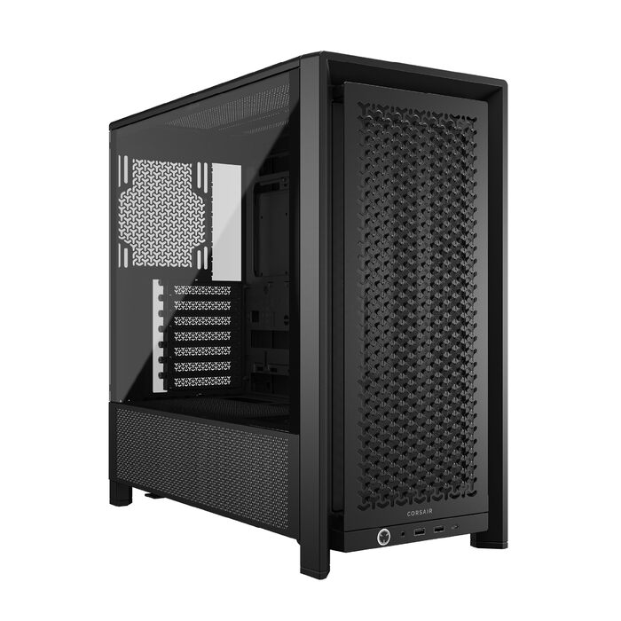 Корпус ПК CORSAIR 4000D Modulares Mid-Tower ATX – Чорний, висока циркуляція повітря, InfiniRail™