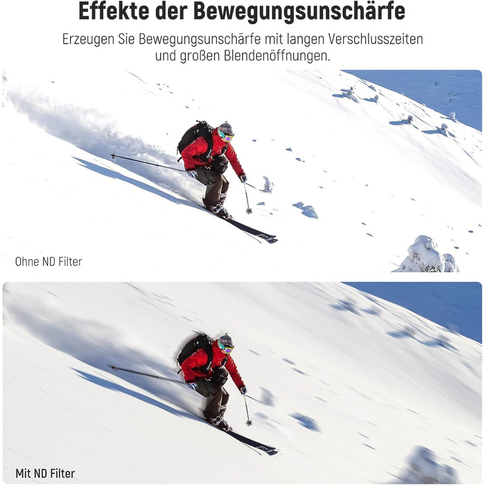 Набір фільтрів NEEWER CPL & ND для DJI Osmo Action 4/Action 5 Pro (4 шт.): поляризаційний фільтр CPL + ND8 + ND16 + ND32, аксесуари для екшн-камери, багатошарове покриття, FL-A12 (ND8/ND16/ND32/ND64)