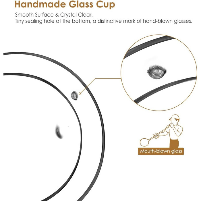 4-Piece Double-Walled Latte Macchiato Glasses, 350ml, Borosilicate Glass Coffee Cups, Glass Coffee Glasses, Tea Glasses for Cappuccino, Latte, Tea, ICE, Iced Tea, Iced Americano, Milk, Juice, Beer