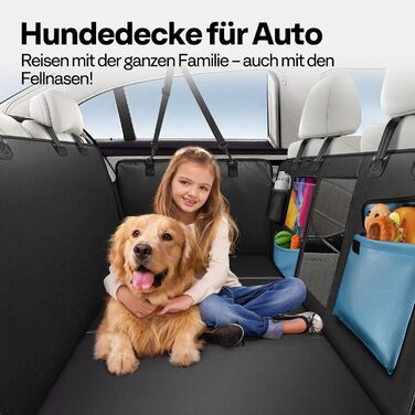 Захист для автосидіння для собак MellowMates: водовідштовхувальний, з жорсткою основою, боковими захистами та оглядовим вікном. Підходить для SUV та мінівенів.