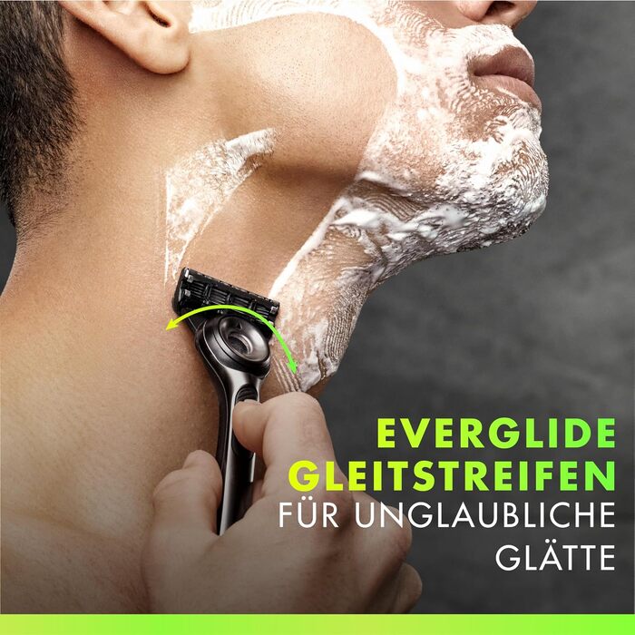 Смінні леза для чоловічої бритви Gillette Labs, чорні, 12 шт