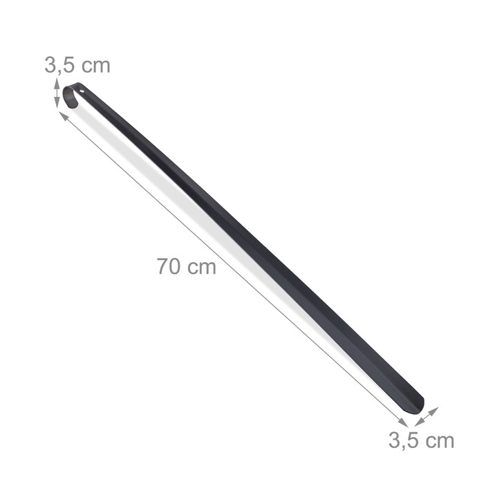 Relaxdays 2-Piece Shoehorn Set, 70 cm (28 inches) Long