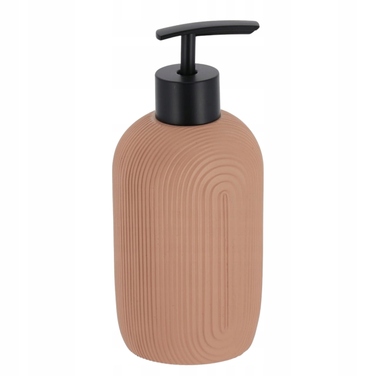 Набір аксесуарів для ванної кімнати (4 предмети), рожевий: дозатор для мила та тримач для щітки