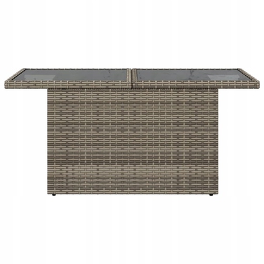 Прямокутний стіл з техноротанга VidaXL, 100 x 55 x 73 см
