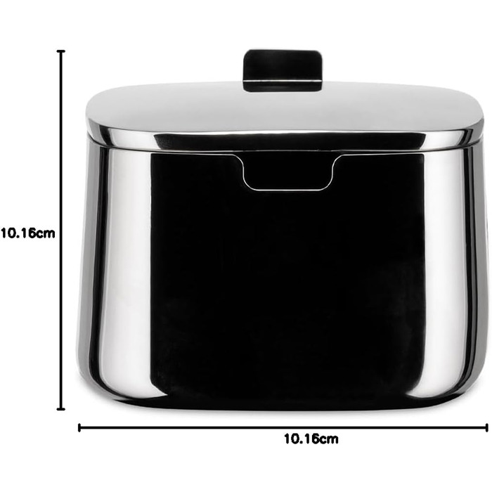 Цукорниця Alessi з нержавіючої сталі, срібляста, 8.3x9x35 см