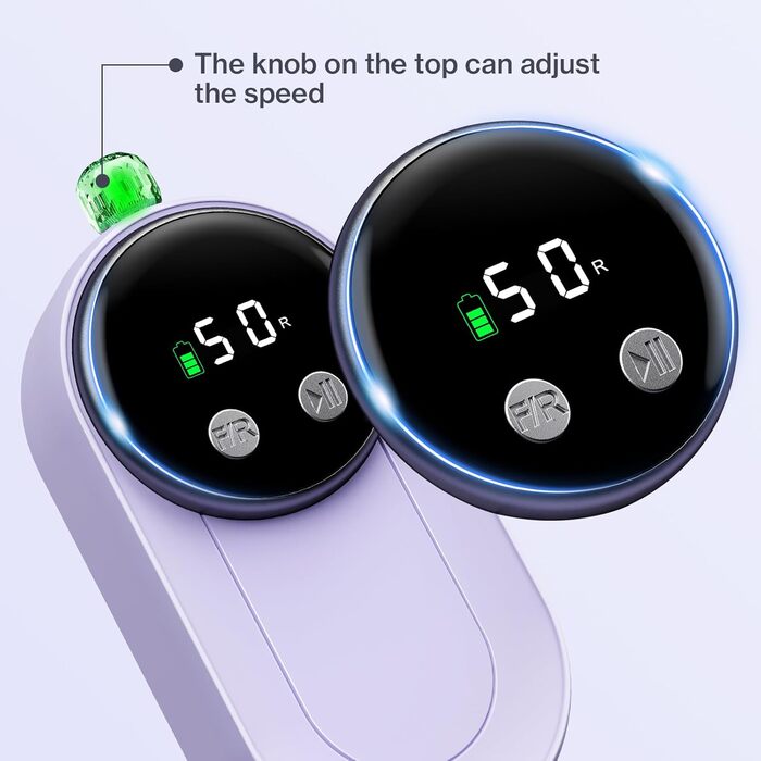 Електричний фрезер для нігтів: манікюрний та педикюрний набір 12 в 1 з LCD-дисплеєм, 50000 об/хв для гелю, акрилу та натуральних нігтів