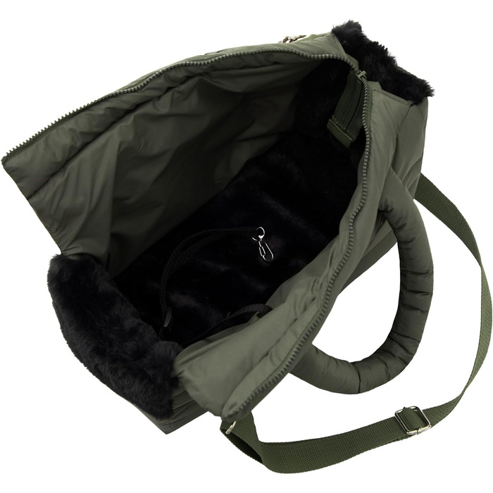 Транспортна сумка для собак та котів (M) - 40 x 20 x 30 см, оливковий колір