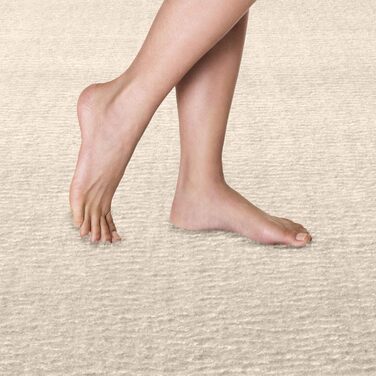 Килимок для ванної Taracarpet Fiona, антиковзаючий, пральний, 50x80 см, кремовий