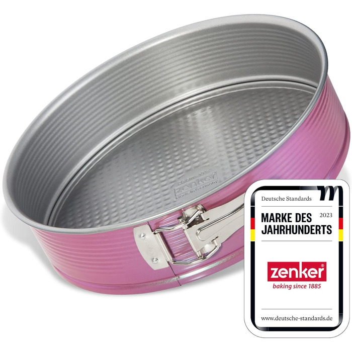 Форма для випічки Zenker Backform, серцеподібна, з антипригарним покриттям, рожева, 1 шт.