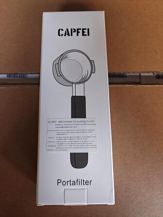 Bottomless Portafilter 58mm for E61, with Stainless Steel Replacement Filter Basket and ABS Handle