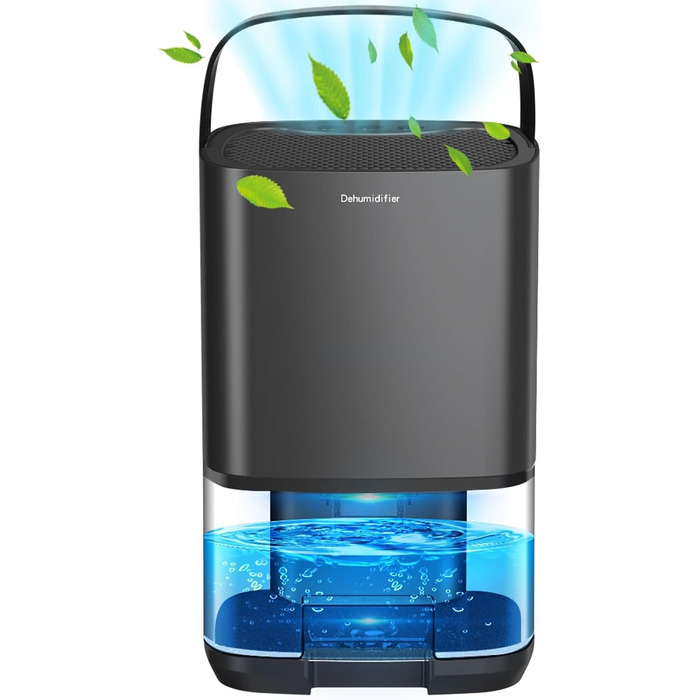 Electric Humidifier, 1000ml Small Humidifier for Home, Automatic Shut-Off, 7 Color Night Light, Mini Humidifier for Small Rooms like Bedrooms, Bathrooms, and Offices