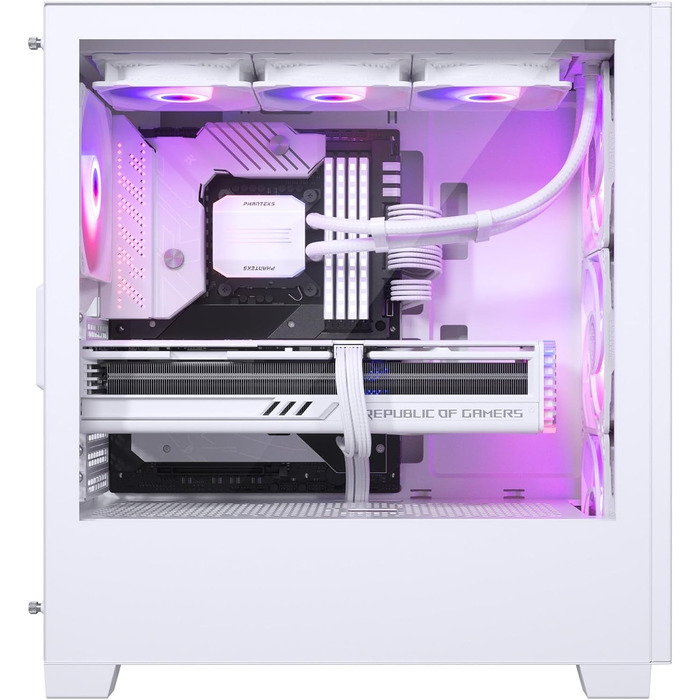 Корпус для ПК Phanteks XT Pro Ultra, загартоване скло, D-RGB підсвітка, білий/чорний