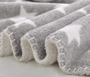 Флатуша плед для собак та котів LeerKing, 100 x 150 см, сірий. Двошаровий, м'який, для дивана, ліжка, авто. Можна прати.