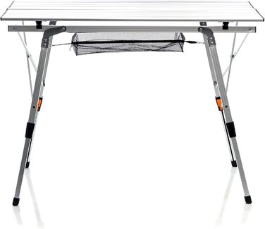 Складний кемпінговий столик Wiltec 70x69 см з алюмінієвою рамою та сумкою для транспортування - садовий, похідний, складаний стіл