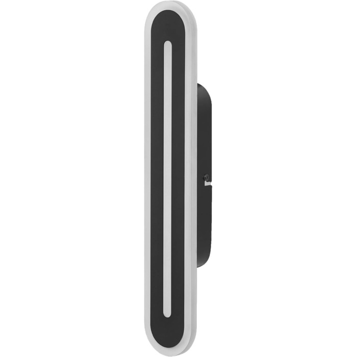 LEDVANCE Smart LED Bathroom Lamp black, 1600LM, 3000-6500K, 400mm x 70mm, IP44, Orbis Bath Wall Light, Bathroom light with Wifi Technology, dimmable, controllable via App and Voice Assistants