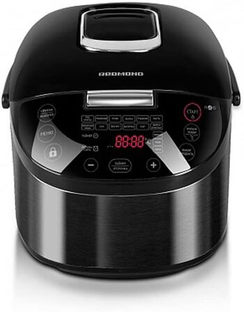 Мультиварка Redmond SkyCooker RMC-M800S 5л з керуванням зі смартфона, чорна