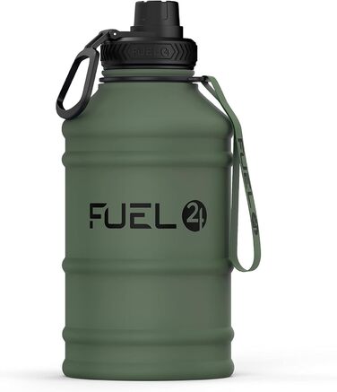 Extra Stark Stainless Steel Metal Water Bottle 1.3L & 2.2L - Leak-Proof & BPA-Free Stainless Steel Water Bottle - Robust Water Bottle Gym, Sports Stainless Steel Water Jug Bottle For Adults