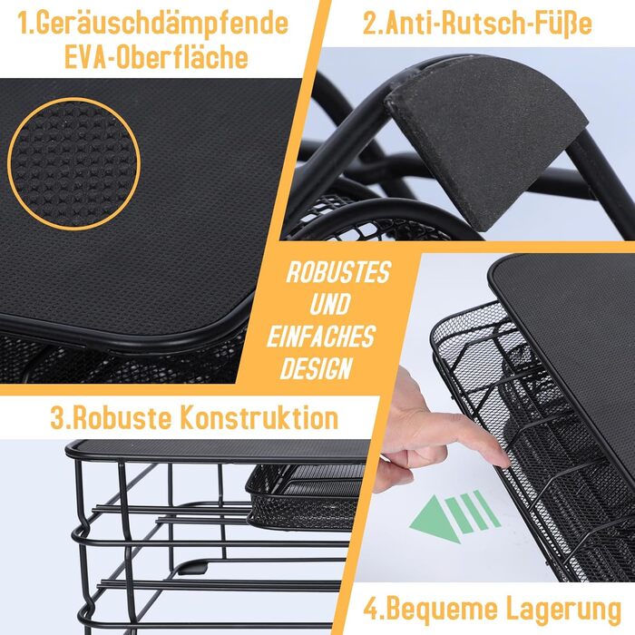 Підставка для капсул кави Masthome 3-ярусна для Dolce Gusto, 108 капсул, чорна