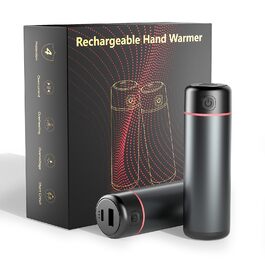 Електричні грілки для рук EXTSUD 2 шт. 5000mAh з USB-зарядкою, 3 режими нагріву, Powerbank для відпочинку на природі, подарунок