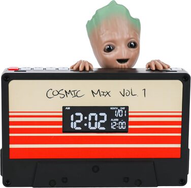 Paladone Marvel I Am Groot Alarm Clock - Officially Licensed Guardians of the Galaxy Digital Clock with Alarm Timer, Living & Bedroom Decoration for Superhero Fans, Collector's Gift - 5.7