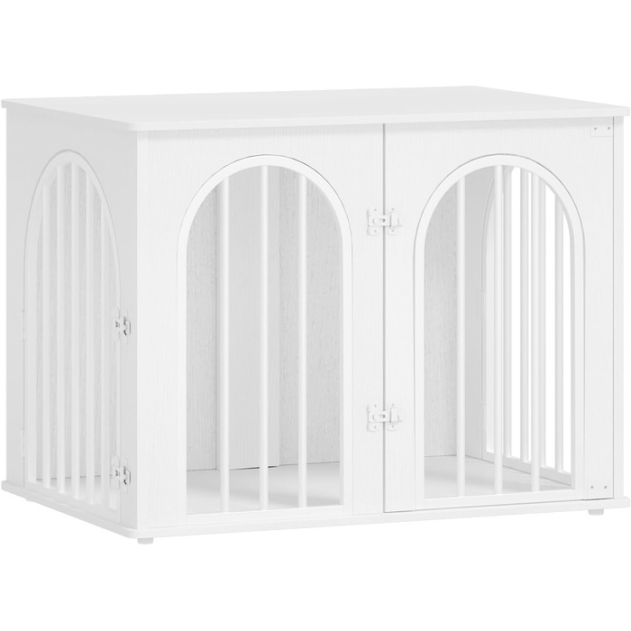 Сучасна переносна собача будка-стіл Hzuaneri DFC85101B, 80x56x61 см, 3 двері, для дому