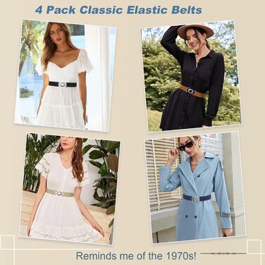 Еластичний ремінь LeaCoolKey для жінок та чоловіків, тонкий, стрейчевий, для джинсів та суконь, 80 см, кольори: чорний, коричневий, білий, блакитний