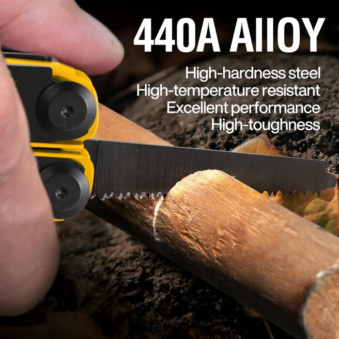 Мультитул MIAOKE 23 в 1 з подарунковою коробкою: викрутки, пилка, плоскогубці, ніж для кемпінгу. Ідеальний подарунок для чоловіків