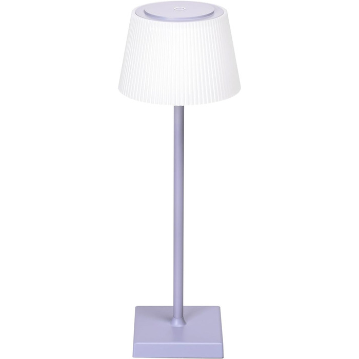 Світлодіодна настільна лампа Aigostar акумуляторна бездротова, димується сенсорно, 3 режими світла, водонепроникна IP54 для дому та саду - фіолетова