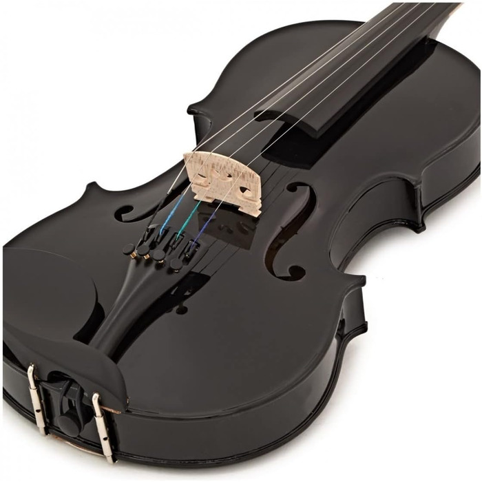 Скрипка Gear4music 4/4, повний розмір, чорна, для початківців від 11 років