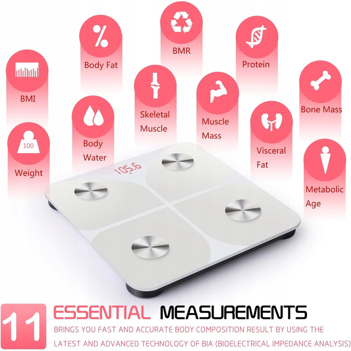 Аналітичні діагностичні ваги для ванної FLEYOND FG263LB