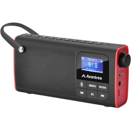 Портативна радіоприймач Avantree SP850: FM-радіо, Bluetooth-динамік, MP3-плеєр з SD-карти